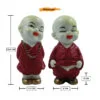 Handcrafted Ployresin Lord Buddha Two Standing White And Red Statues Showpiece Home Decor/Office Decor/Spiritual Gift - Image 3