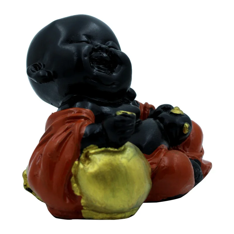 Buddha Idols Handcrafted Ployresin Lord Buddha Sitting Statue Showpiece Home Decor/Office Decor/Spiritual Gift, Multicolour Home Decor Showpiece and Gifts by HomeDecorKart and Karigaari India