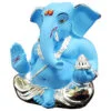Ceramic Silver Plated Ganesha for Car Dashboard - Image 4