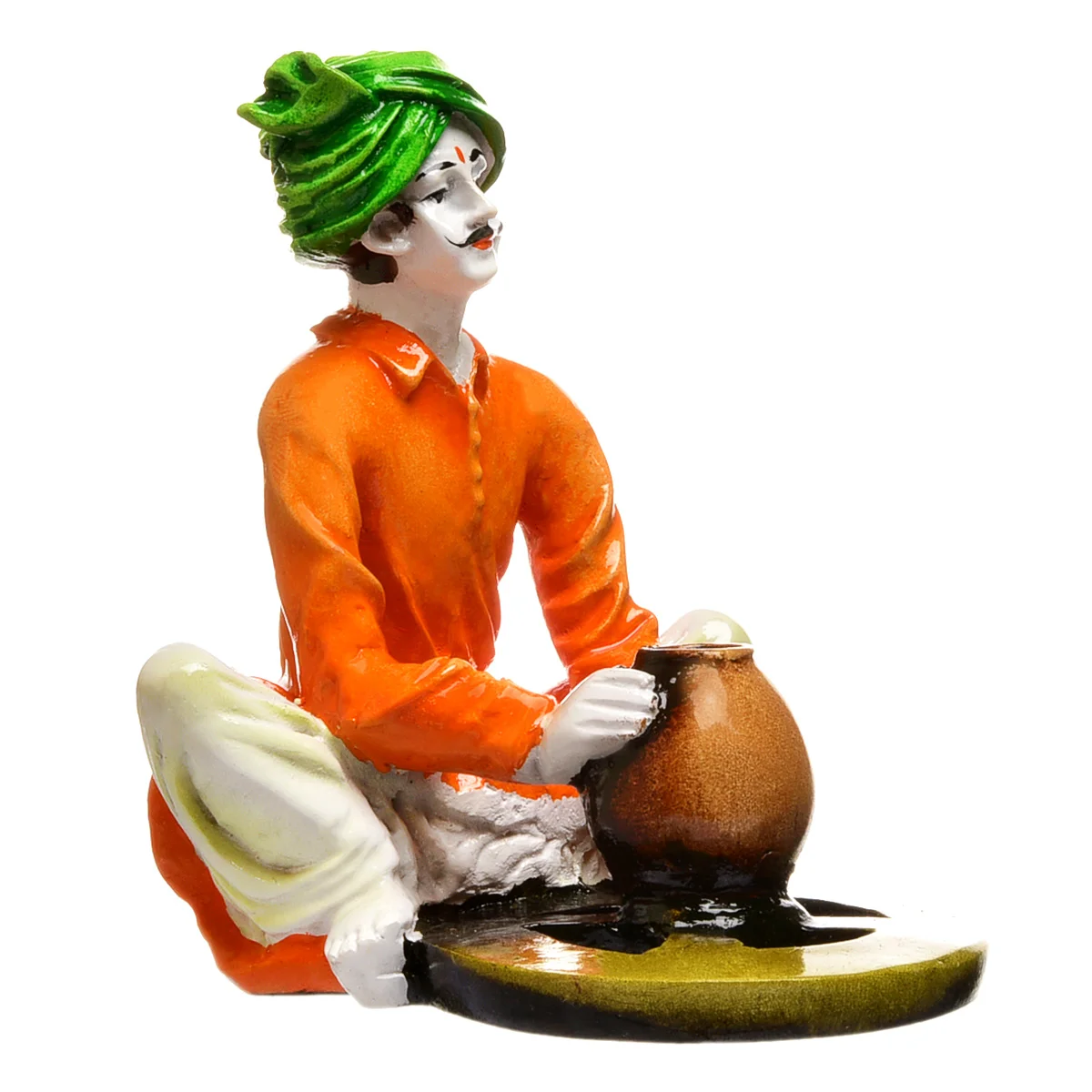 Home Decor Hand Crafted Rajasthani Traditional Showpiece Men Figurine Idol For Home Decoration Home Decor Showpiece and Gifts by HomeDecorKart and Karigaari India