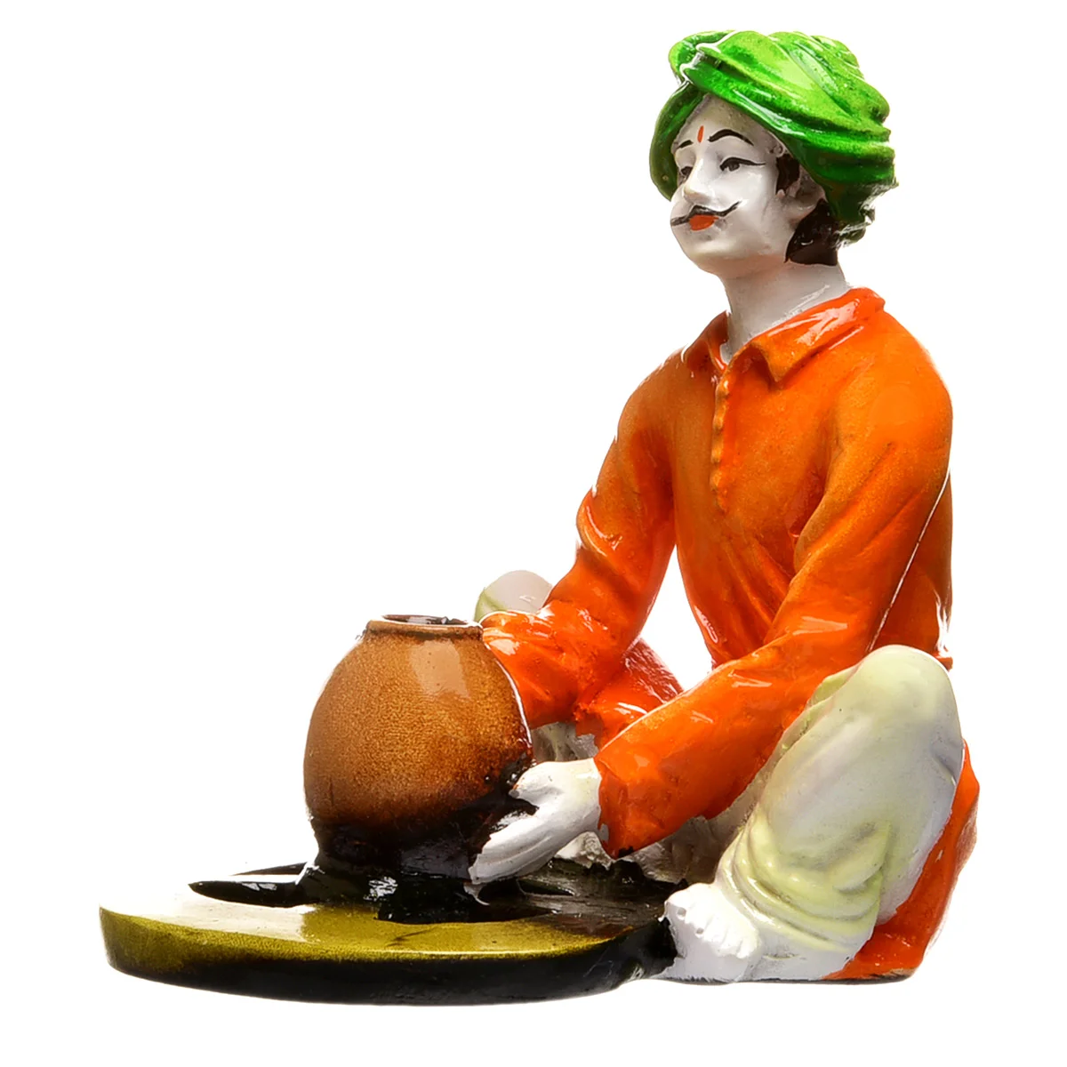 Home Decor Hand Crafted Rajasthani Traditional Showpiece Men Figurine Idol For Home Decoration Home Decor Showpiece and Gifts by HomeDecorKart and Karigaari India
