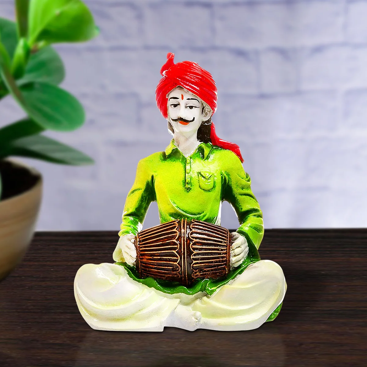 Home Decor Hand Crafted Rajasthani Traditional Showpiece Men Figurine Idol For Home Decoration Home Decor Showpiece and Gifts by HomeDecorKart and Karigaari India