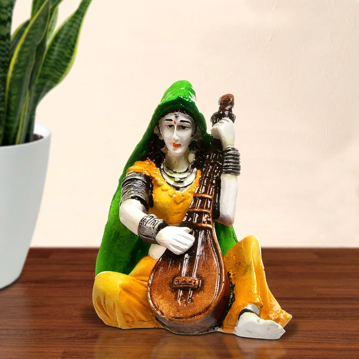 Home Decor Hand Crafted Rajasthani Traditional Showpiece Women Figurine Idol For Home Decoration Home Decor Showpiece and Gifts by HomeDecorKart and Karigaari India