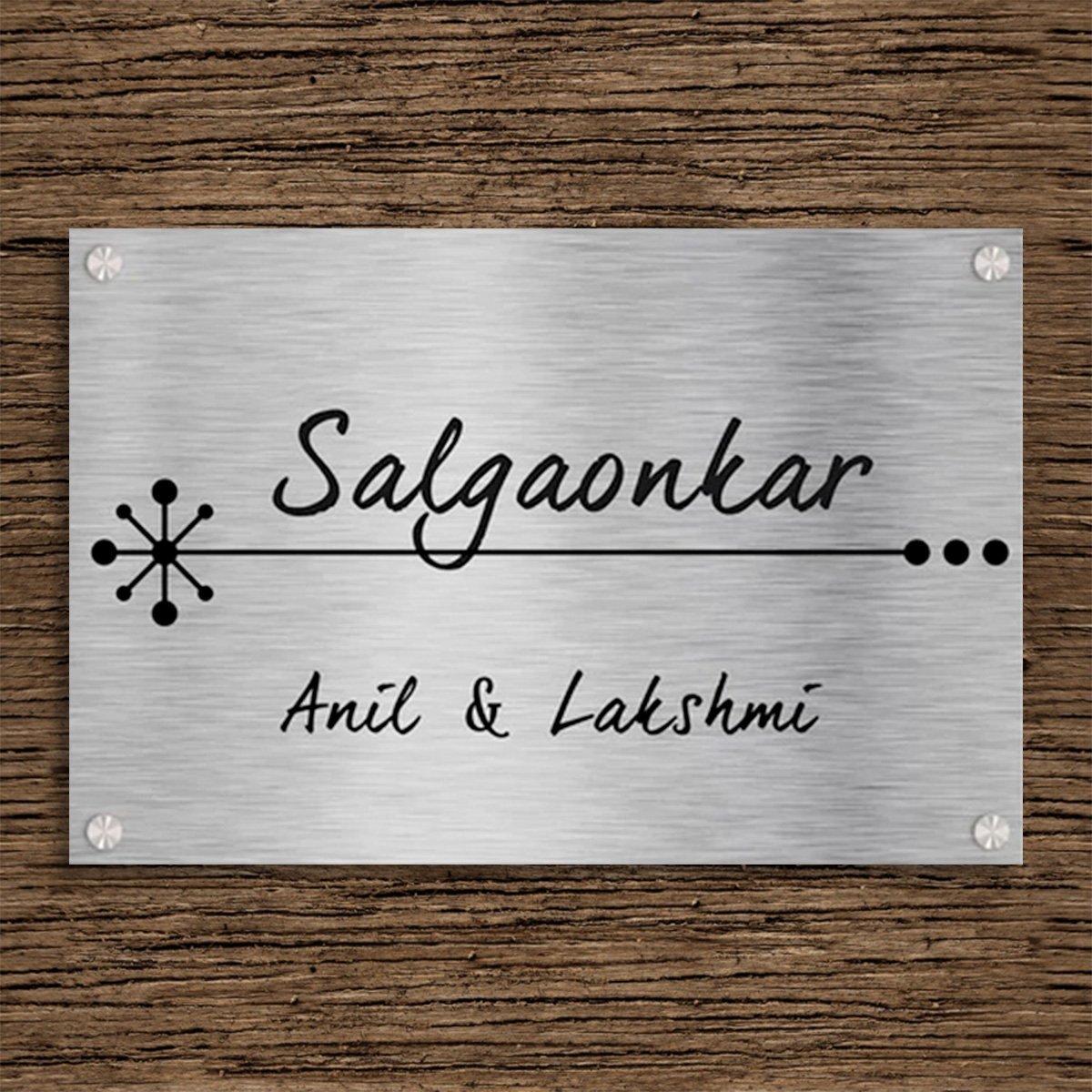 Home Decor Durable Custom Wooden Name Plate for House Home Sturdy Home Decor Showpiece and Gifts by HomeDecorKart and Karigaari India