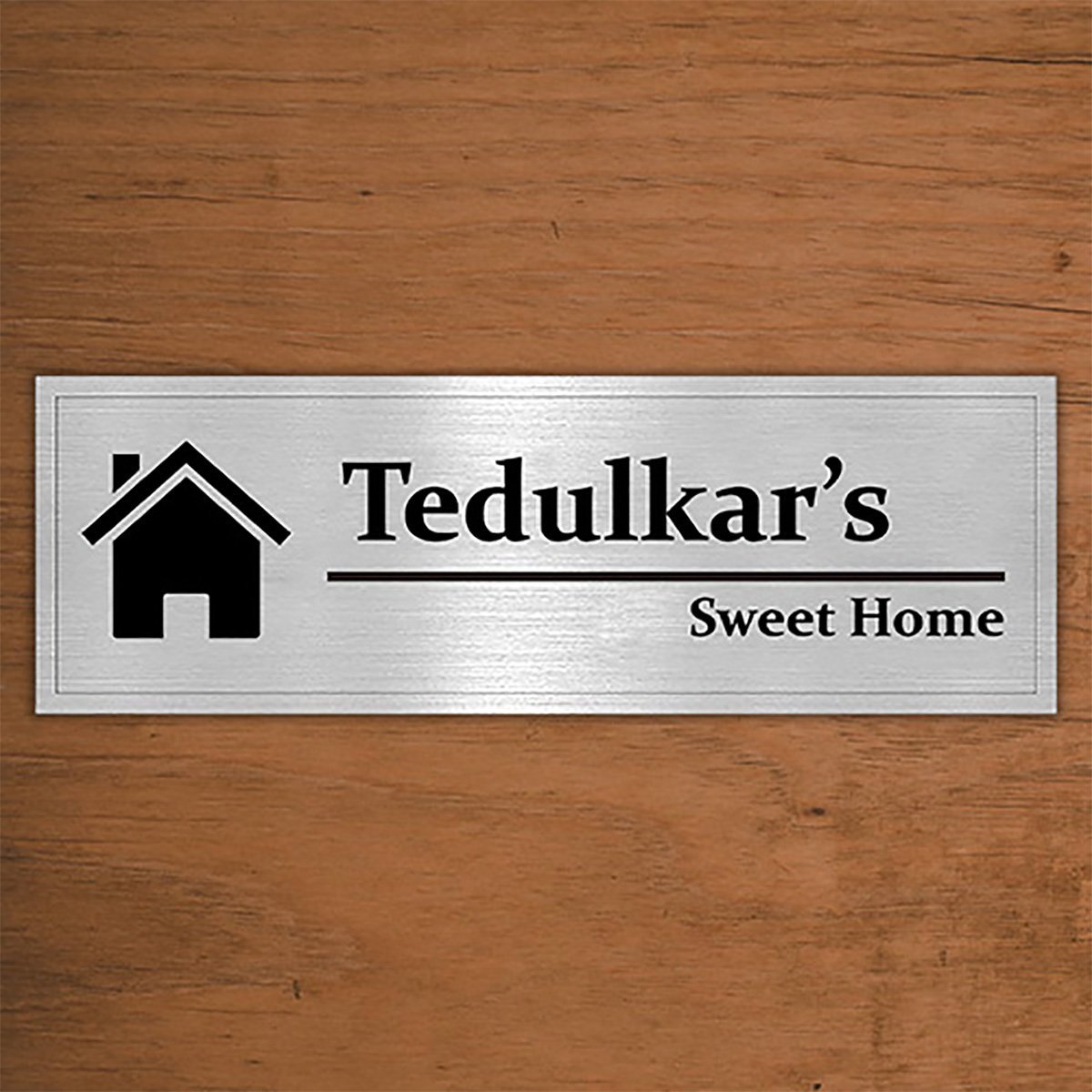 Home Decor Durable Custom Acrylic Name Plate for Office Home Beautiful Personalized Home Decor Showpiece and Gifts by HomeDecorKart and Karigaari India