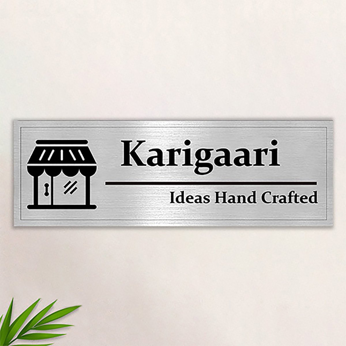 Home Decor Beautiful Personalized Acrylic Name Plate for House Stylish Durable Decor Home Decor Showpiece and Gifts by HomeDecorKart and Karigaari India