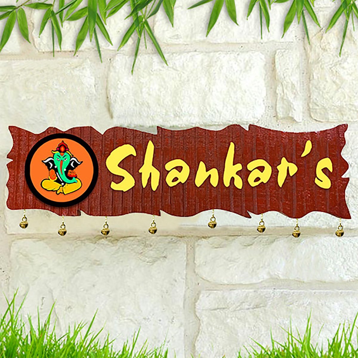 Home Decor Beautiful Durable Wooden Name Plate for House Personalized Custom Home Decor Showpiece and Gifts by HomeDecorKart and Karigaari India