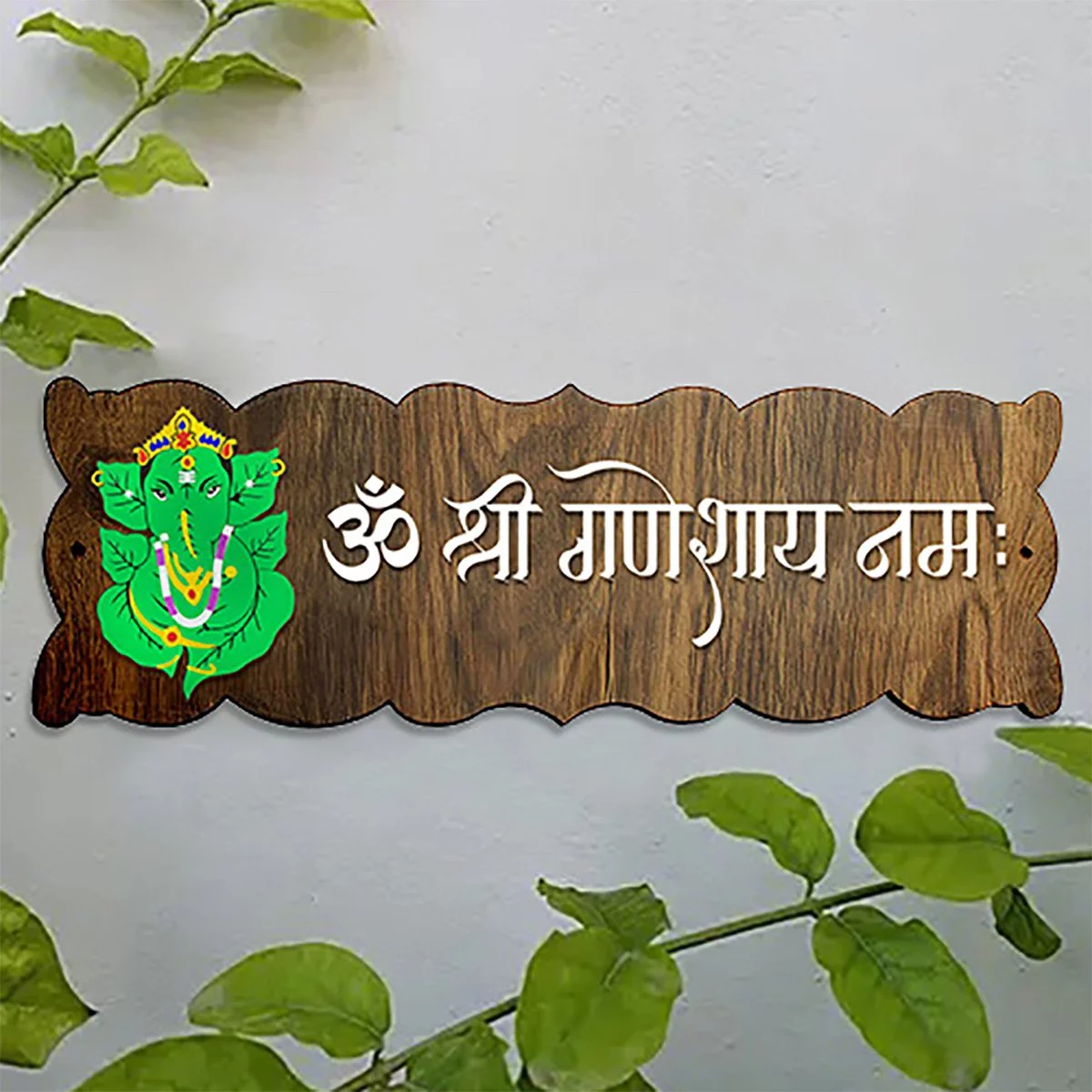 Home Decor Sturdy Custom Wooden Name Plate for House Stylish Durable Decor Home Decor Showpiece and Gifts by HomeDecorKart and Karigaari India