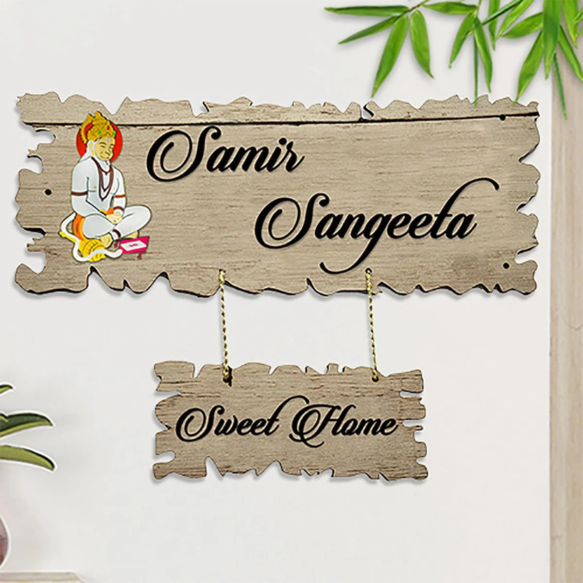 Home Decor Sturdy Durable Wooden Name Plate for Office Home Stylish Custom Home Decor Showpiece and Gifts by HomeDecorKart and Karigaari India