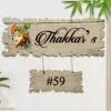 Durable Sturdy Wooden Name Plate for House Personalized Beautiful Decor