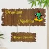 Stylish Custom Wooden Name Plate for Office Home Durable Personalized