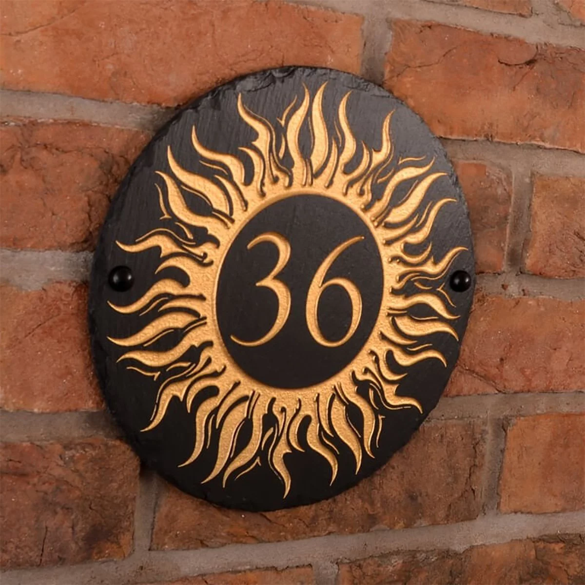 Home Decor Personalized Beautiful Wooden Number Plate for Home Stylish Durable Home Decor Showpiece and Gifts by HomeDecorKart and Karigaari India