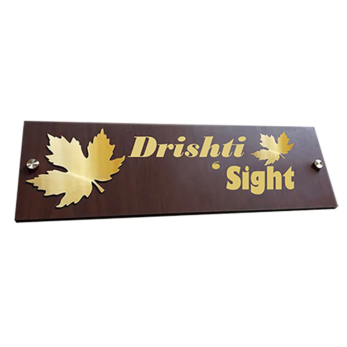 Home Decor Durable Stylish Wooden Name Plate for Office Personalized Home Home Decor Showpiece and Gifts by HomeDecorKart and Karigaari India