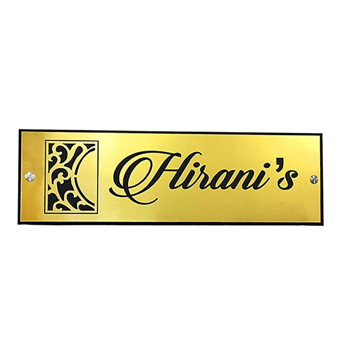 Home Decor Sturdy Personalized Acrylic Name Plate for House Custom Durable Home Decor Showpiece and Gifts by HomeDecorKart and Karigaari India