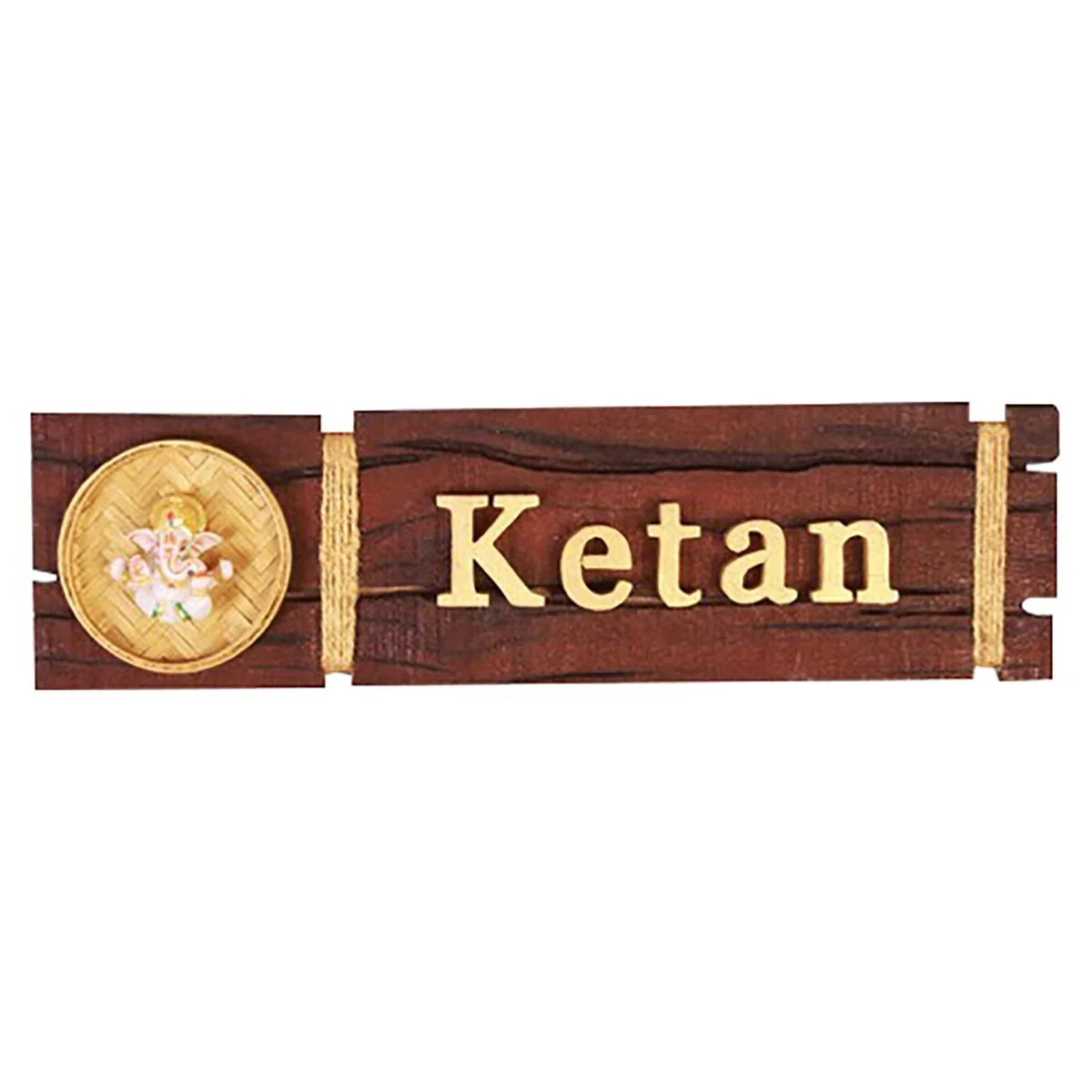 Home Decor Sturdy Custom Wooden Name Plate for House Beautiful Durable Home Decor Showpiece and Gifts by HomeDecorKart and Karigaari India