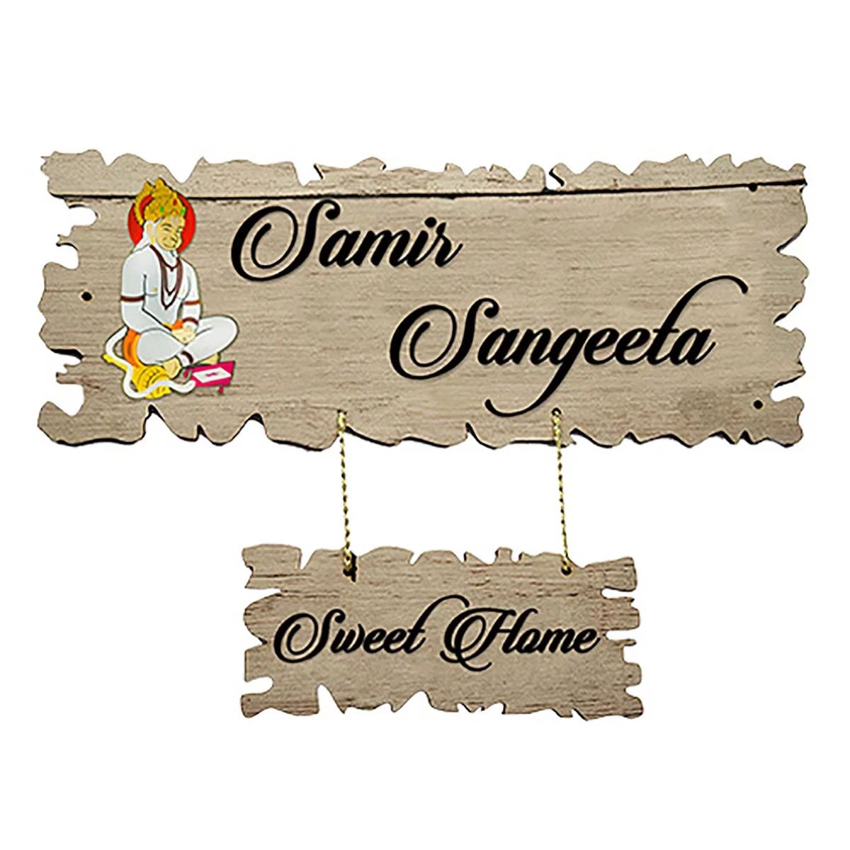 Home Decor Sturdy Durable Wooden Name Plate for Office Home Stylish Custom Home Decor Showpiece and Gifts by HomeDecorKart and Karigaari India