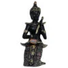 Handcrafted Ployresin Lord Buddha Black Colour Standing Statue Showpiece Home Decor/Office Decor/Spiritual Gift - Image 3