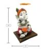 Little Lord Ganesha Sitting & Eating Laddu Idol Best for Home Decor - Image 3