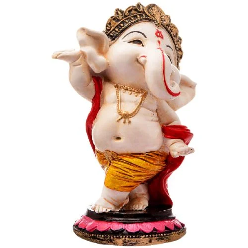 Ganesha Idols Unique Lord Ganesha Idol Dancing Best Item for Home Decor Multicolor Home Decor Showpiece and Gifts by HomeDecorKart and Karigaari India