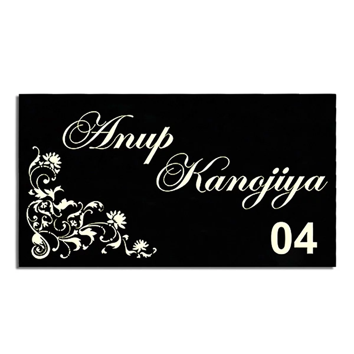 Home Decor Custom Stylish Name Plate for House Beautiful Durable Wooden Home Decor Showpiece and Gifts by HomeDecorKart and Karigaari India