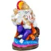 Unique Design Little Lord Ganesha Sitting With One Leg Down Idol Multicolor Best Item for Home Decor - Image 4