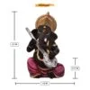 Unique Little Lord Ganesha Playing Guitar Idol Black Color Best Item for Home Decor - Image 4