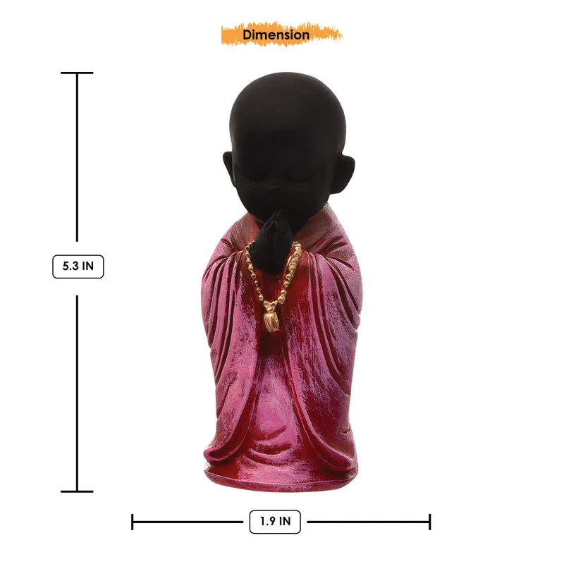 Buddha Idols Handcrafted Ployresin Three Multicolour Pieces Standing And SItting  Lord Buddha Statue Showpiece Home Decor/Office Decor/Spiritual Gift Home Decor Showpiece and Gifts by HomeDecorKart and Karigaari India