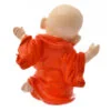 Handcrafted Ployresin Lord Buddha Standing  Statue  Showpiece Home Decor/Office Decor/Spiritual Gift, Orange Colour - Image 4
