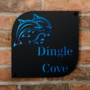 Acrylic Personalized Acrylic Wooden Name Plate for House Durable Sturdy - Karigaari India Aesthetic Home Decor