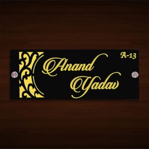 Durable Stylish Acrylic Name Plate for Office Home Personalized Beautiful - Karigaari India Aesthetic Home Decor