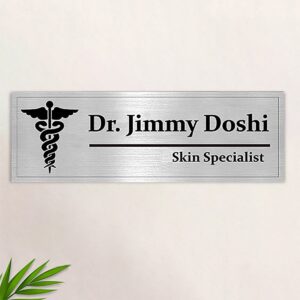 Beautiful Personalized Acrylic Name Plate for House Stylish Durable Decor - Karigaari India Aesthetic Home Decor