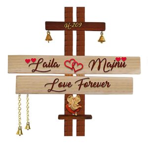 Durable Stylish Wooden Name Plate for Home Personalized Custom Decor - Karigaari India Aesthetic Home Decor