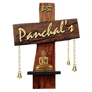 Beautiful Custom Wooden Name Plate for Office Home Durable Stylish - Karigaari India Aesthetic Home Decor