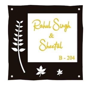Beautiful Durable Acrylic Name Plate for Office Home Stylish Custom - Karigaari India Aesthetic Home Decor
