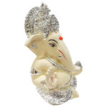 Antique Ganesha for Car Dashboard & Gifting (Yellow) - Karigaari India Aesthetic Home Decor