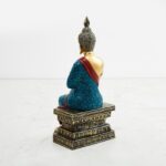Blessing Buddha Murti | Resin Statue with Abhaya Mudra for Positive Energy - Karigaari India Aesthetic Home Decor