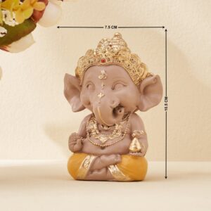 Blessing Ganesha Idol – Invite Divine Grace & Positivity - Karigaari India Aesthetic Home Decor