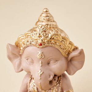 Blessing Ganesha Idol – Invite Divine Grace & Positivity - Karigaari India Aesthetic Home Decor