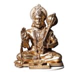 Golden Hanuman Resin  Idol for Car Dashboard - Karigaari India Aesthetic Home Decor