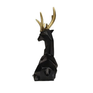 Geometric Deer Figurines - Modern Home Decor - Karigaari India Aesthetic Home Decor