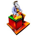 Blessings of Health with Doctor Ganpati Idol Resin Showpiece for Good Vibes - Karigaari India Aesthetic Home Decor