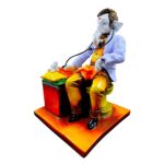 Blessings of Health with Doctor Ganpati Idol Resin Showpiece for Good Vibes - Karigaari India Aesthetic Home Decor
