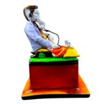 Blessings of Health with Doctor Ganpati Idol Resin Showpiece for Good Vibes - Karigaari India Aesthetic Home Decor