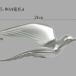Karigaari Silver Flying Birds Resin Wall Art - Karigaari India Aesthetic Home Decor