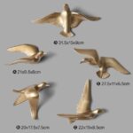 Metallic Finish Flying Birds Wall Decor - Modern Gold Art Set - Karigaari India Aesthetic Home Decor