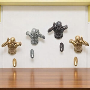 Dynamic Runner Wall Decor - Athlete Art Sculpture Set - Karigaari India Aesthetic Home Decor