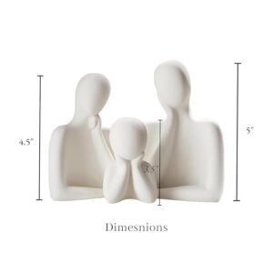 Abstract Family Figurines Resin - Elegant Home Gift - Karigaari India Aesthetic Home Decor