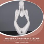 Abstract Meditative Thinker Statues Mindfulness-Inspired Decor for Modern Homes - Karigaari India Aesthetic Home Decor