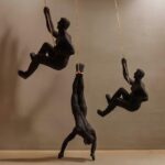 Modern Resin Wall Climber Men Set - Karigaari India Aesthetic Home Decor