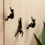 Modern Resin Wall Climber Men Set - Karigaari India Aesthetic Home Decor